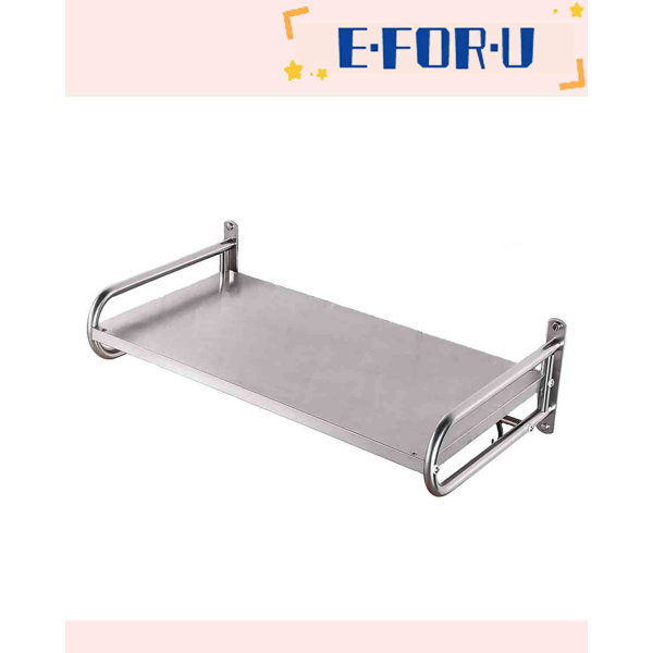 LIMAL Microwave Shelf Wall Mount W/6 Hook, Microwave Hanging Kit